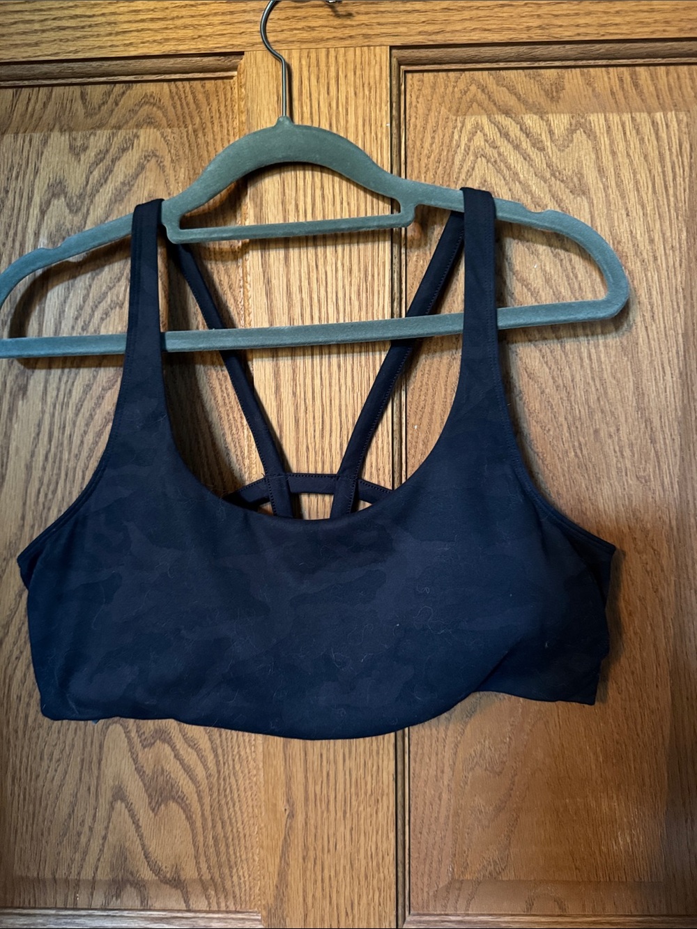 Vuori Yosemite Black Camo Bra - Women Intimates & Sleepwear